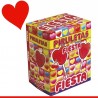 Sucette coeur cerise Piruletas, 80 pièces