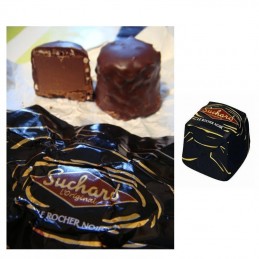 Rocher Suchard noir, bonbon chocolat suchard; suchard, rocher chocolat