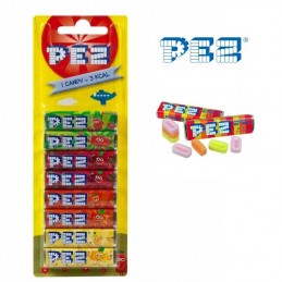 Recharges bonbons pour distributeur PEZ - Bonbons aux fruits x 100