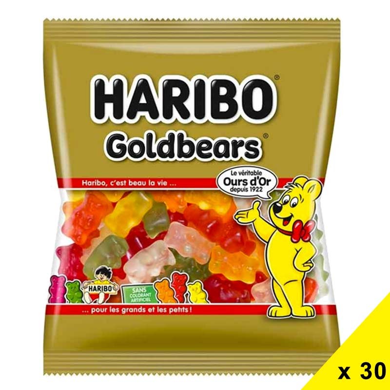 Ours d'or, goldbears sachet de 120gr x 30