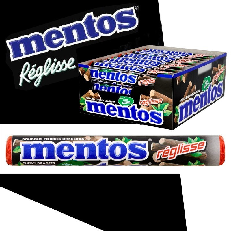 Mentos Réglisse, 40 pièces