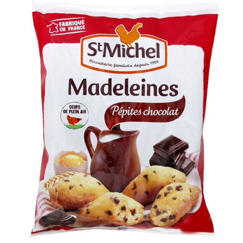 Madeleine pépites chocolat St Michel 75 gr x 24