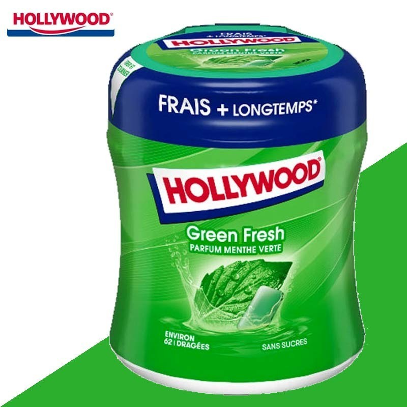 Hollywood chewing gum Green Fresh - Hollywood