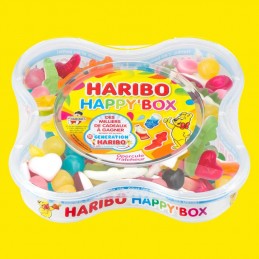 Happy box Haribo, boîte 600 gr