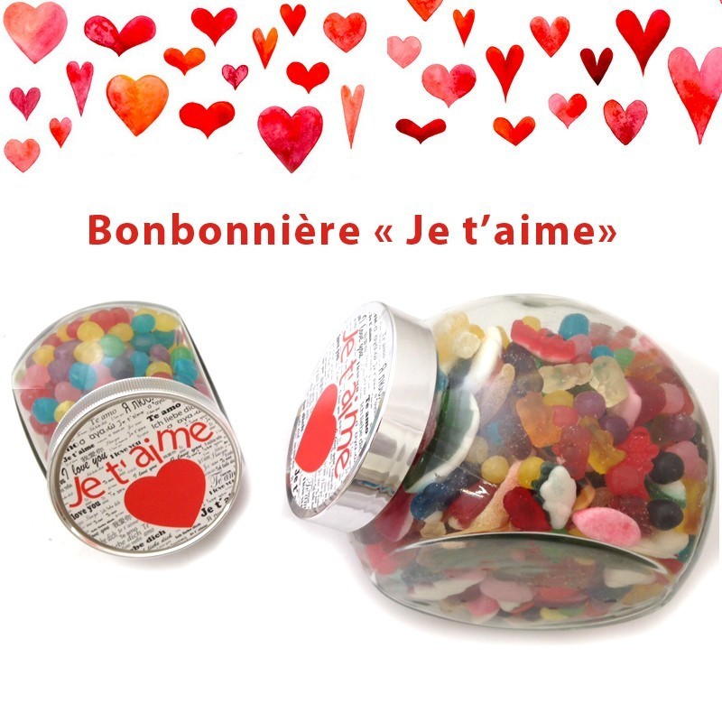 Bonbonnière Saint Valentin Je t'Aime