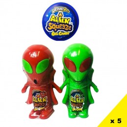 Bonbon Alien Squeeze, 5 pièces