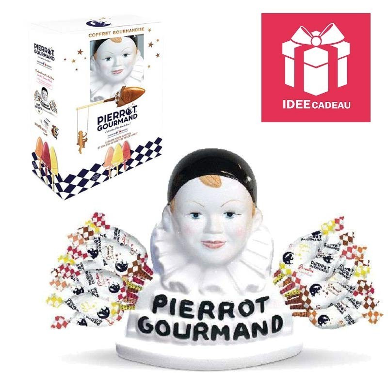 Coffret Collector Buste et Sucettes Pierrot Gourmand