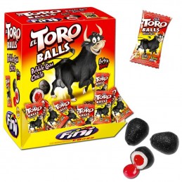 El toro Balls, chewing gum...