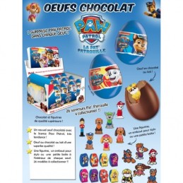 Oeufs chocolat Paw Patrol,...