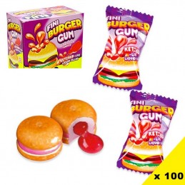 Burger Gum Fini, chewing...