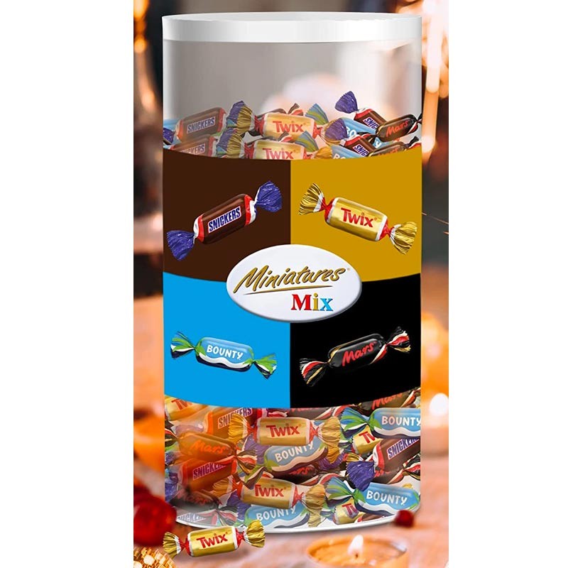 Miniatures MIX Mars Bounty Snickers Twix, 3 Kg