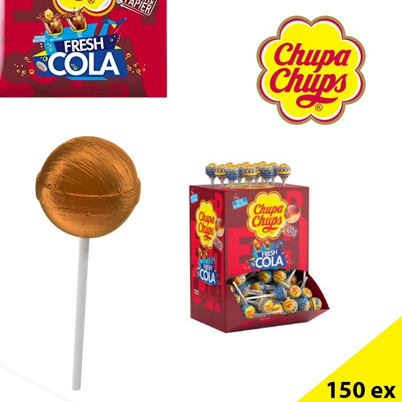 Chupa Chups Fresh Cola Lollipop (120G) 