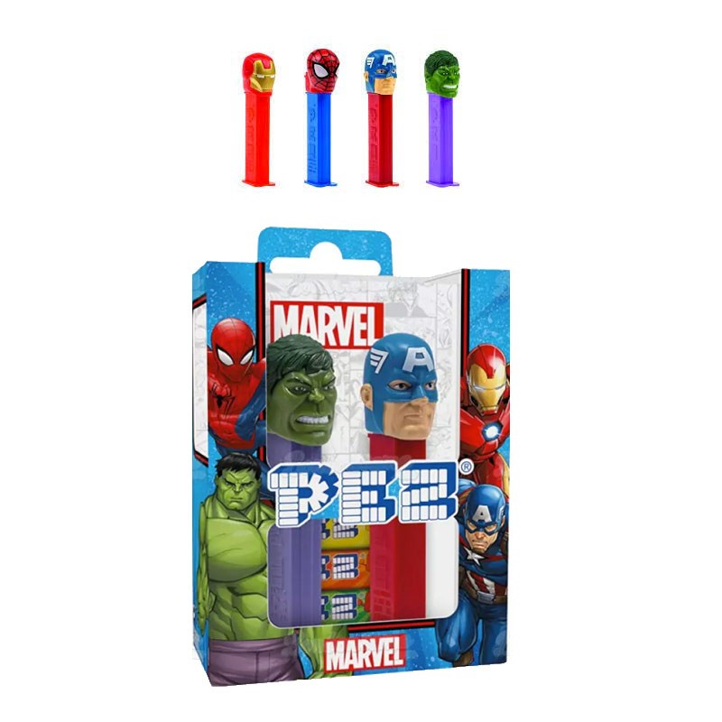 Recharge Pez, bonbon pez pour distributeur de pez,pez marvel