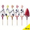 50 Sucettes fer de lance aux fruits Pierrot Gourmand