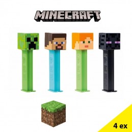 PEZ Minecraft, 4 pièces