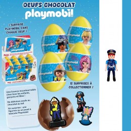 Oeufs chocolat Playmobil,...