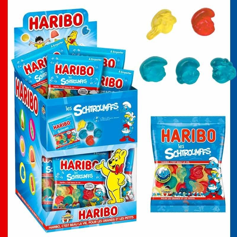 Mini Schtroumpf Haribo x30