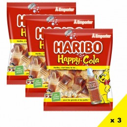 Happy cola Haribo 120gr x 3