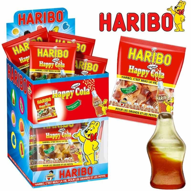 Happy Cola bonbon Haribo sac 2 kilos