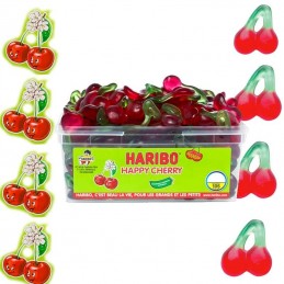 Cerise Happy Cherry Haribo, boite 105 bonbons