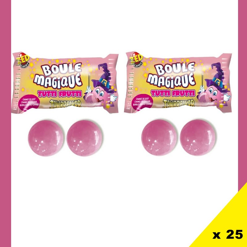 LOT DE 6] BRABO Bonbons Boule magique, change de goût et bubble gum au  centre - 175 g - Cdiscount Au quotidien