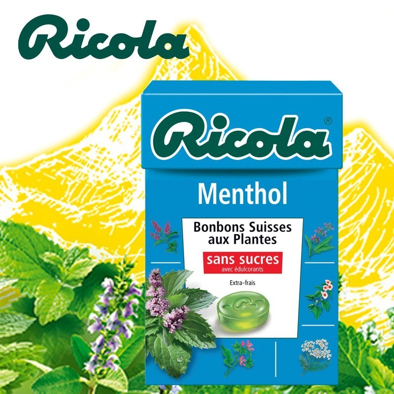 Ricola Menthol, 20 pièces