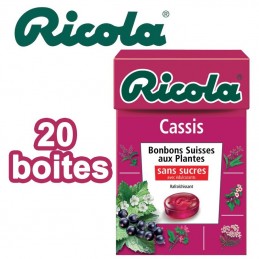Ricola Cassis, 20 pièces