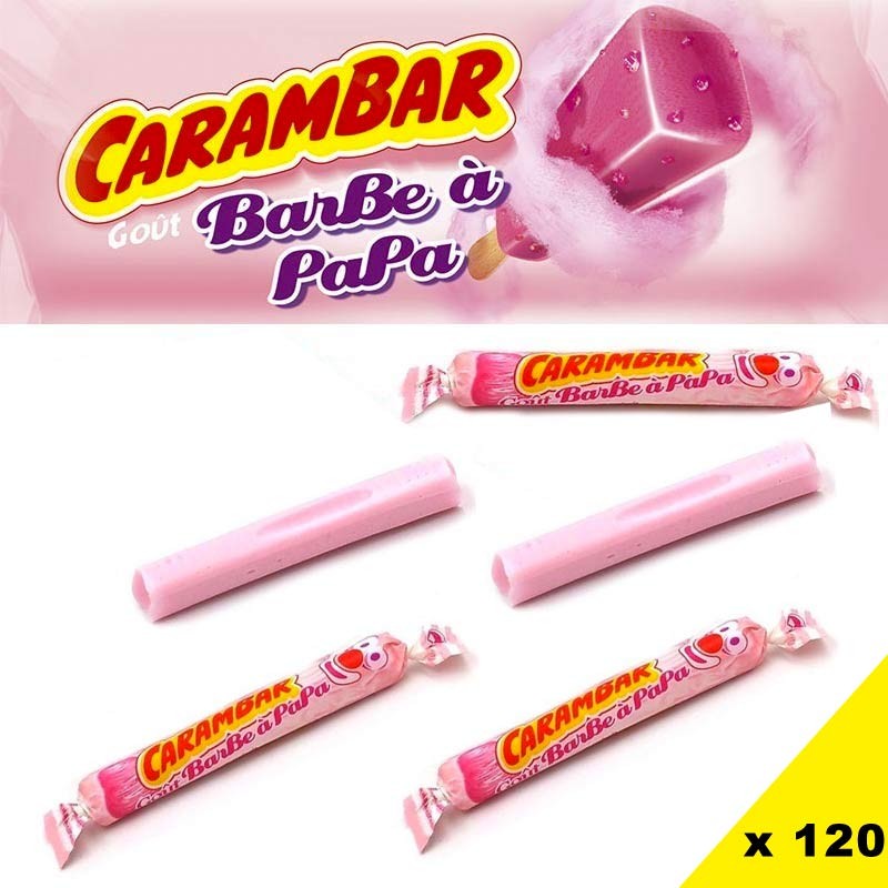 Confiserie gélatine barre Marque Carambar & Co Carambar barbe à papa..