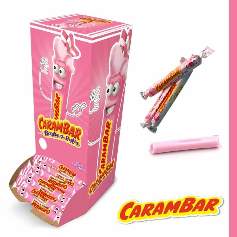 Confiserie gélatine barre Marque Carambar & Co Carambar barbe à papa..