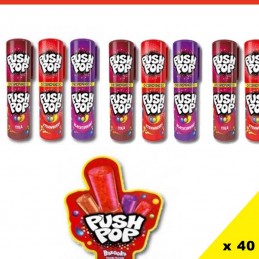 Sucette push pop, 40 pièces