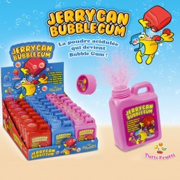 Jerrycan bubble gum poudre...