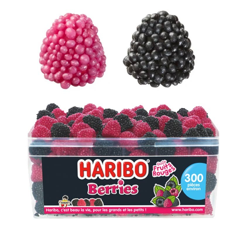 Bonbons aux fruits des bois - framboise et mûre