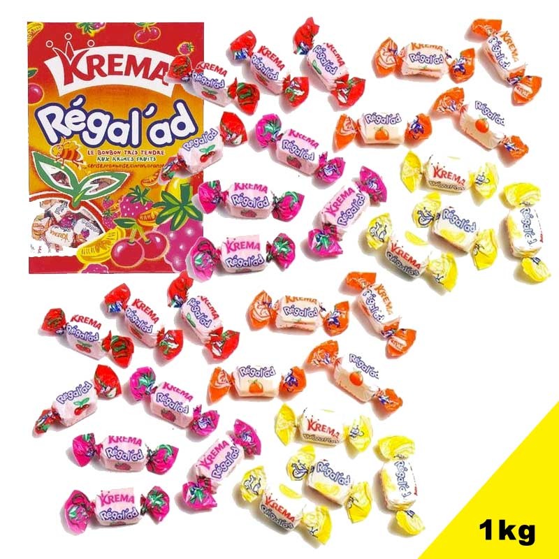 Bonbons Regalad Kréma - 12 Sachets de 150 g