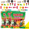 Mix Haribo, mélange bonbons Haribo Polka 120gr x 3