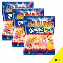 Orangina Pik Haribo 120gr x 3