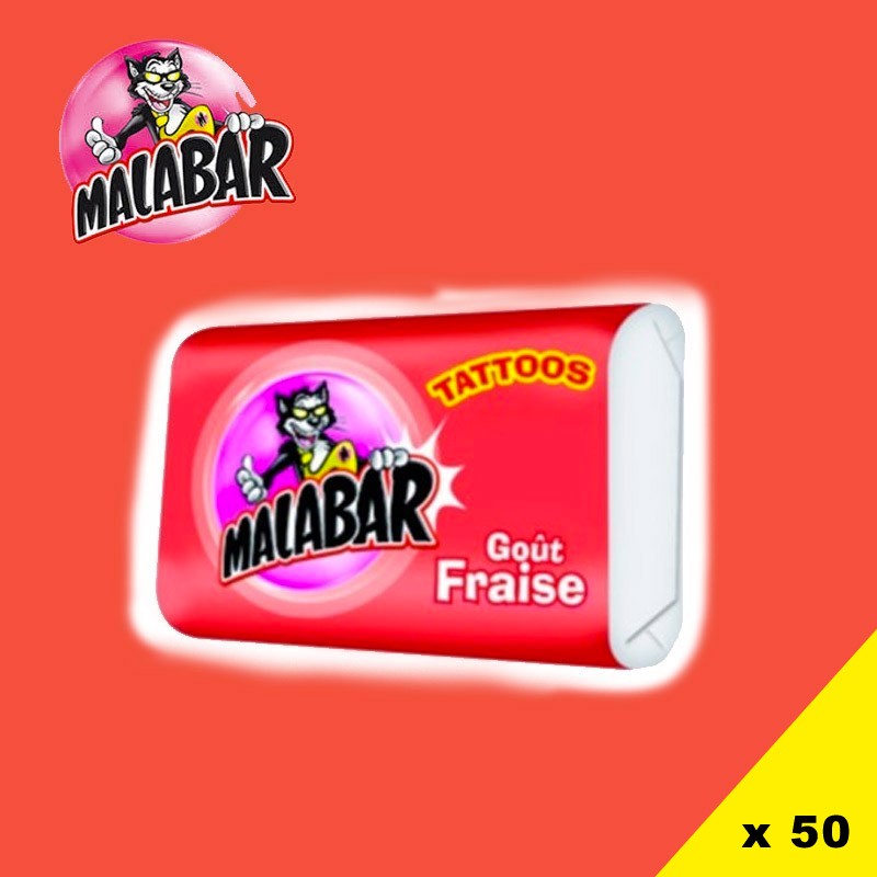 Malabar fraise - Carambar & Co - Bonbon chewing gum