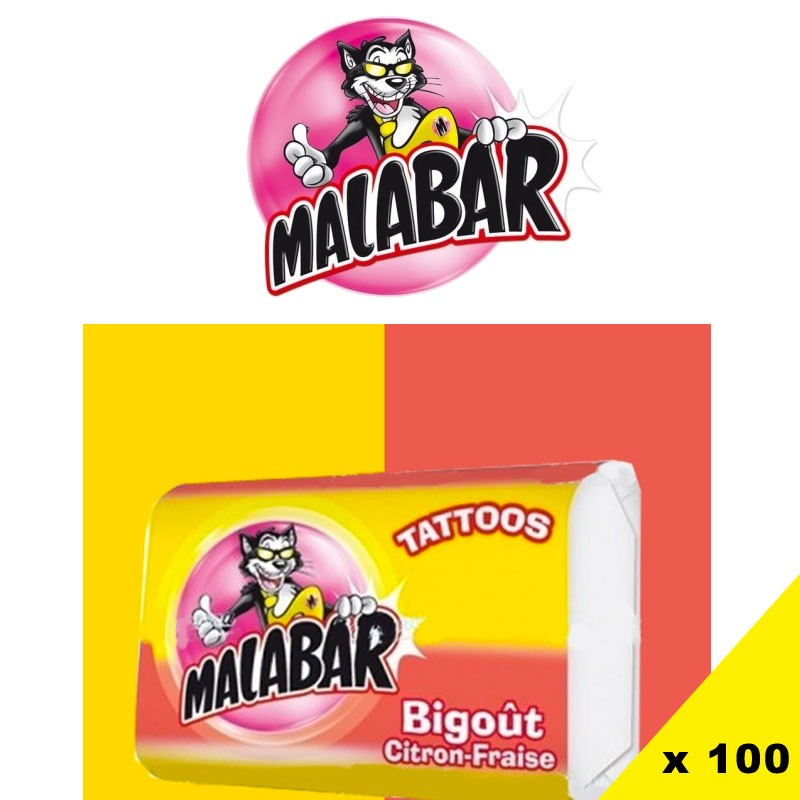 Malabar bi-goût - Carambar & Co - Bonbon chewing gum