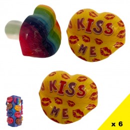 Kiss Pop Crazy Lips, 6 pièces