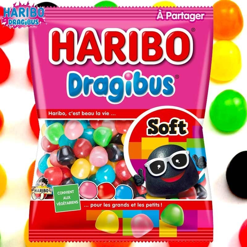 Mini Distributeur Haribo Dragibus Rouge