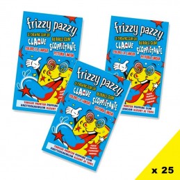 Frizzy Pazzy bleu, 25 pièces